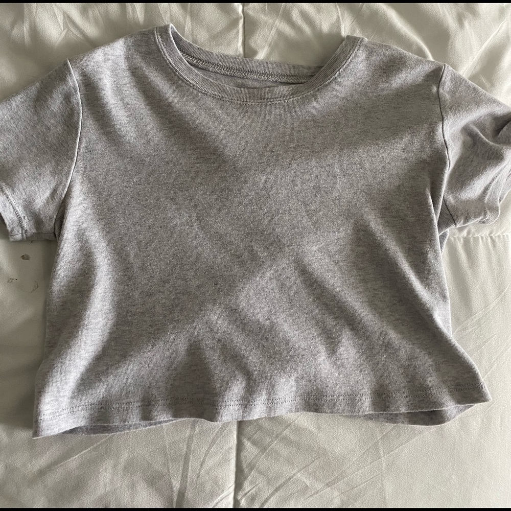 Brandy grey cropped top